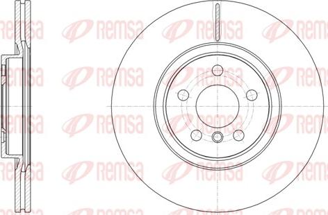 Remsa 61546.10 - Brake Disc autospares.lv