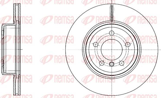 Remsa 61548.10 - Brake Disc autospares.lv