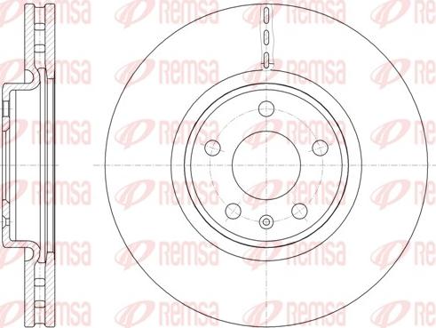 Remsa 61543.10 - Brake Disc autospares.lv