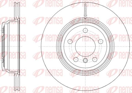 Remsa 61547.10 - Brake Disc autospares.lv