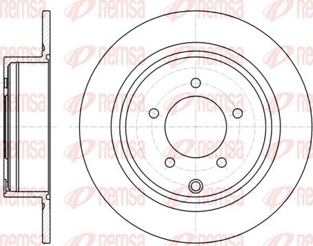 Remsa 61554.00 - Brake Disc autospares.lv