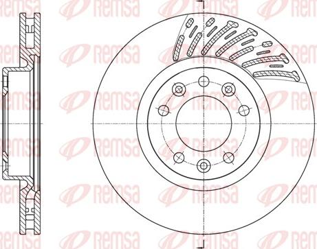 Remsa 61556.10 - Brake Disc autospares.lv