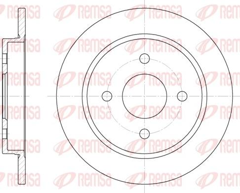 Remsa 6155.00 - Brake Disc autospares.lv