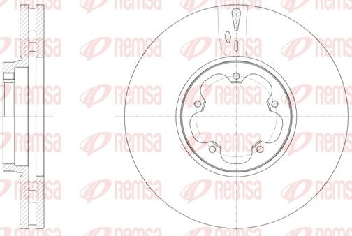 Remsa 61565.10 - Brake Disc autospares.lv