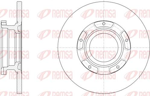 Remsa 61566.00 - Brake Disc autospares.lv