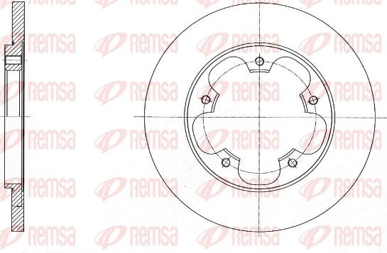 Remsa 61567.00 - Brake Disc autospares.lv