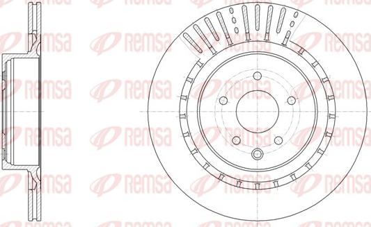 Remsa 61509.10 - Brake Disc autospares.lv