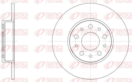 Remsa 61500.00 - Brake Disc autospares.lv