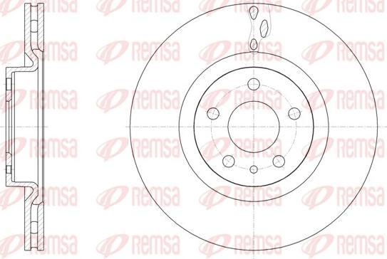 Remsa 61501.10 - Brake Disc autospares.lv