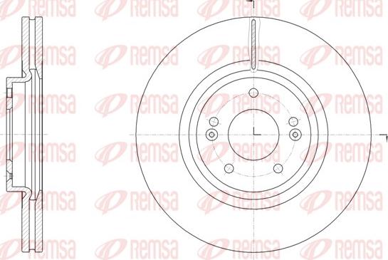 Remsa 61514.10 - Brake Disc autospares.lv