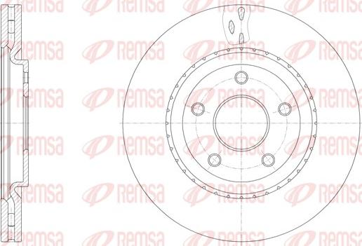 Remsa 61515.10 - Brake Disc autospares.lv