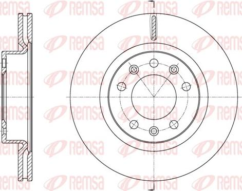 Remsa 61584.10 - Brake Disc autospares.lv