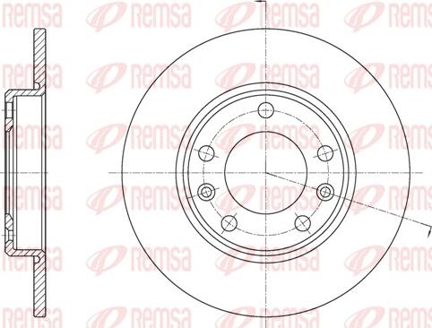 Remsa 61585.00 - Brake Disc autospares.lv