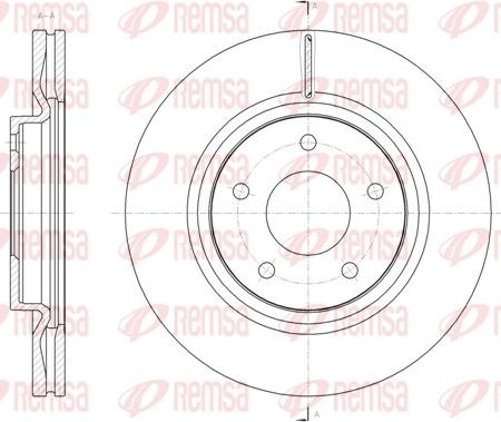 Remsa 61580.10 - Brake Disc autospares.lv