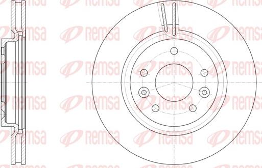 Magneti Marelli DFV1568 - Brake Disc autospares.lv