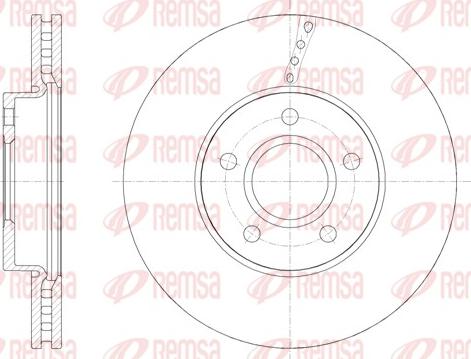 Remsa 61588.10 - Brake Disc autospares.lv