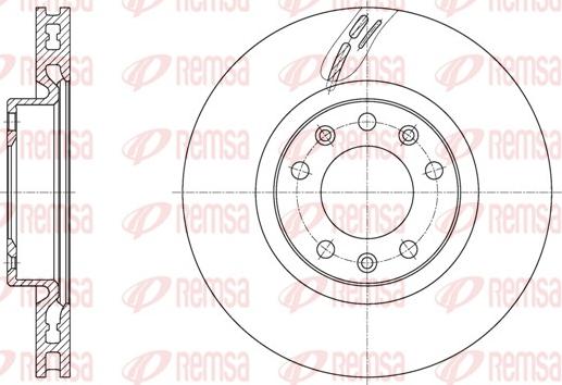 Remsa 61583.10 - Brake Disc autospares.lv