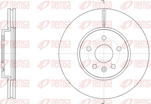 Remsa 61534.10 - Brake Disc autospares.lv