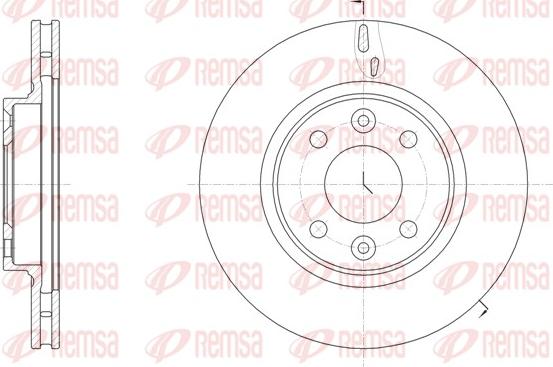 Remsa 61535.10 - Brake Disc autospares.lv