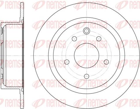 Remsa 61530.00 - Brake Disc autospares.lv