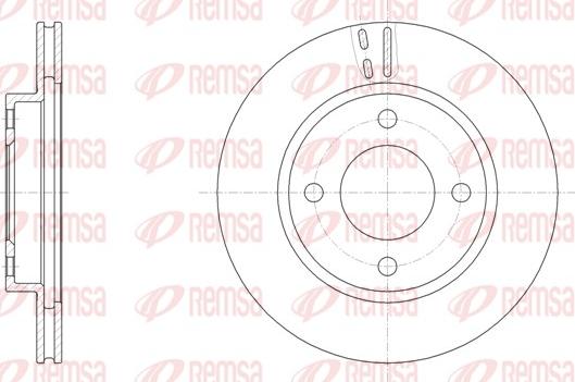 Remsa 61529.10 - Brake Disc autospares.lv