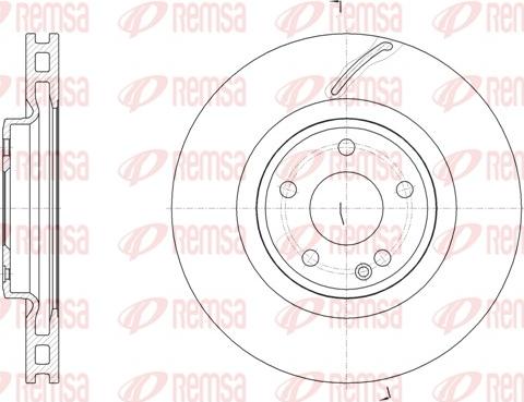 Remsa 61524.10 - Brake Disc autospares.lv