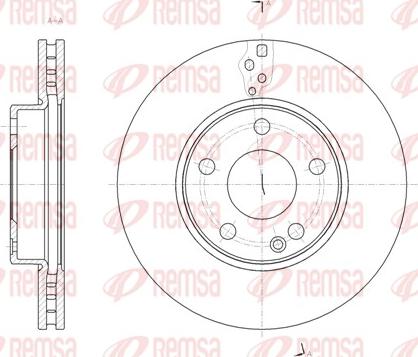 Remsa 61521.10 - Brake Disc autospares.lv