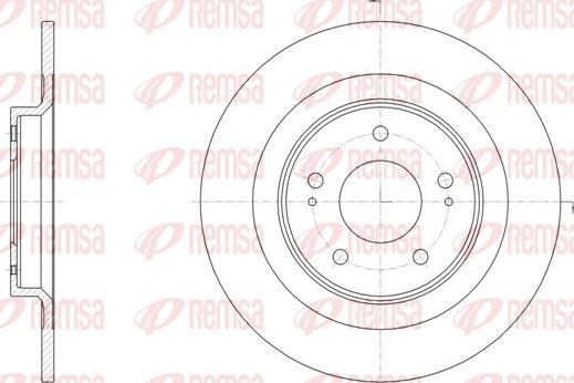 Remsa 61528.00 - Brake Disc autospares.lv