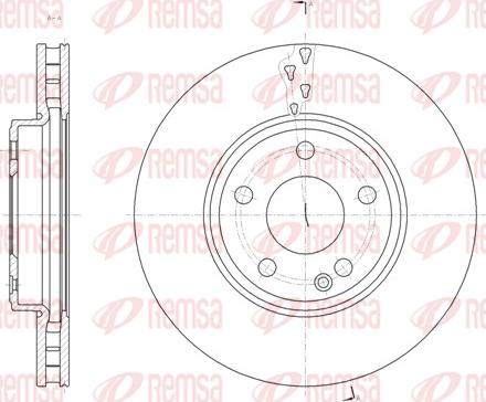 Remsa 61522.10 - Brake Disc autospares.lv