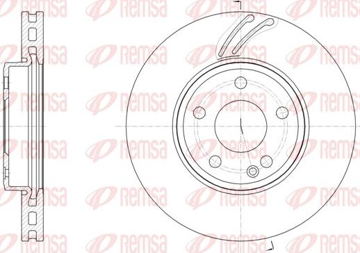 Remsa 61527.10 - Brake Disc autospares.lv