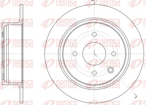 Remsa 61579.00 - Brake Disc autospares.lv