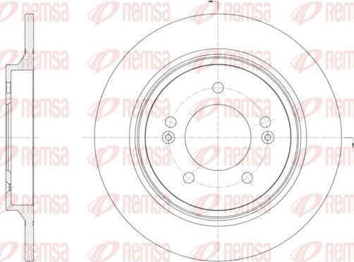 Remsa 61571.00 - Brake Disc autospares.lv