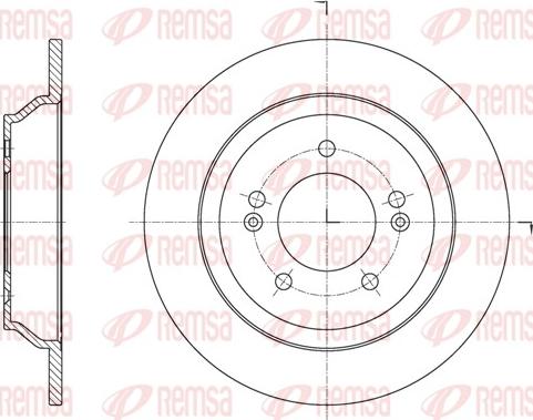 Remsa 61572.00 - Brake Disc autospares.lv