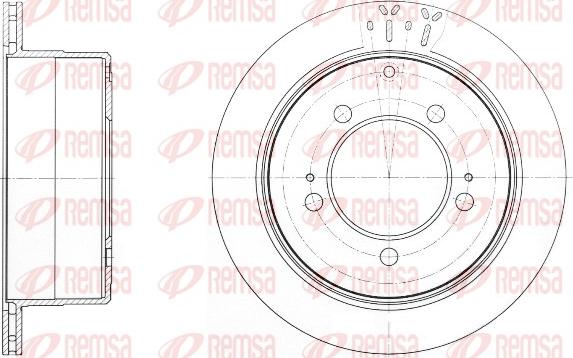 Remsa 61693.10 - Brake Disc autospares.lv