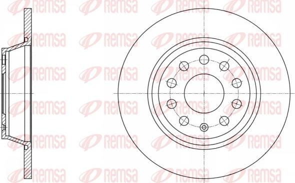 Remsa 61646.00 - Brake Disc autospares.lv