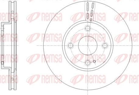 Remsa 61659.10 - Brake Disc autospares.lv