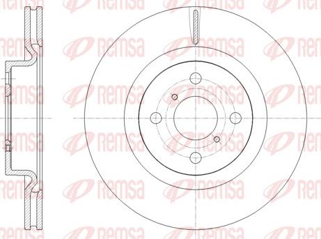 Remsa 61656.10 - Brake Disc autospares.lv