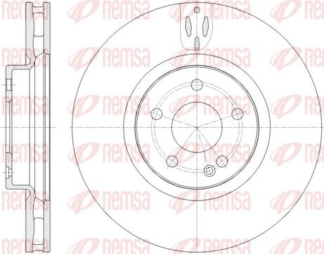 Remsa 61657.10 - Brake Disc autospares.lv