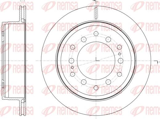 Remsa 61664.10 - Brake Disc autospares.lv