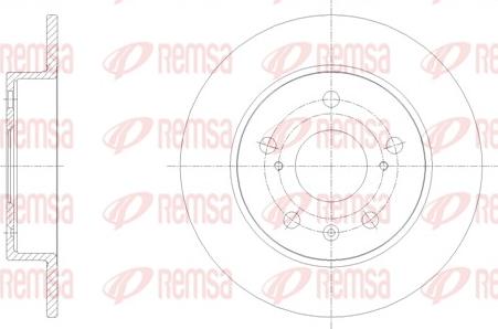 Remsa 61666.00 - Brake Disc autospares.lv