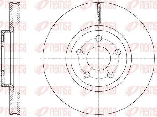 Remsa 61603.10 - Brake Disc autospares.lv