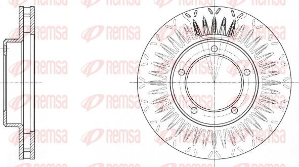 Remsa 61687.10 - Brake Disc autospares.lv