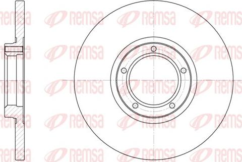 Remsa 6163.00 - Brake Disc autospares.lv