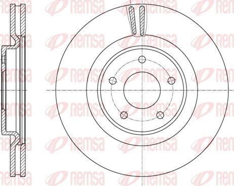 Remsa 61622.10 - Brake Disc autospares.lv