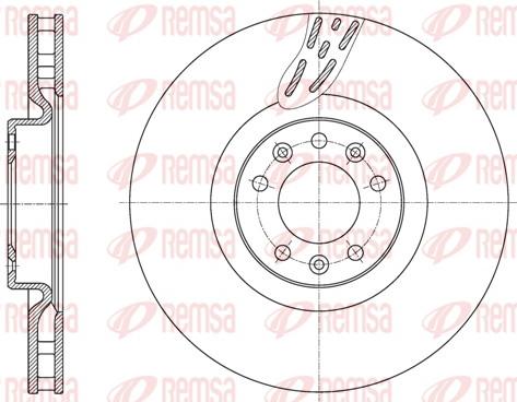 Remsa 61627.10 - Brake Disc autospares.lv