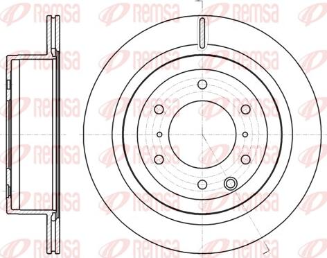 Remsa 61099.10 - Brake Disc autospares.lv