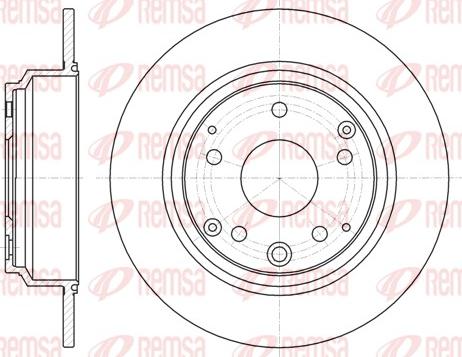 Remsa 61090.00 - Brake Disc autospares.lv