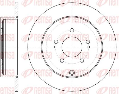 Remsa 61098.00 - Brake Disc autospares.lv