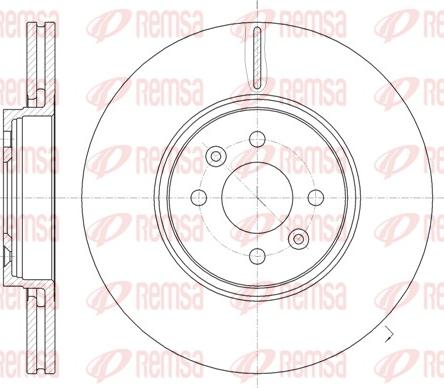 Remsa 61049.10 - Brake Disc autospares.lv