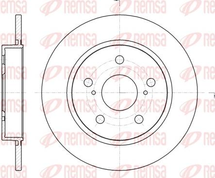 Remsa 61044.00 - Brake Disc autospares.lv